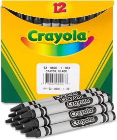 img 2 attached to 🖍️ Классические чёрные карандаши Crayola - набор из 12 высококачественных карандашей оптом.