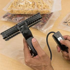 img 1 attached to 🔥 HotJaw KF-150CST 6" Portable Hand Held Heat Sealer - Efficient Black Sealing Device