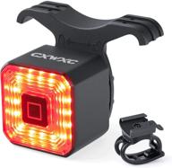 ultimate safety: cxwxc smart bike tail lights - usb rechargeable, waterproof with ultra bright led brake light for cycling riding logo