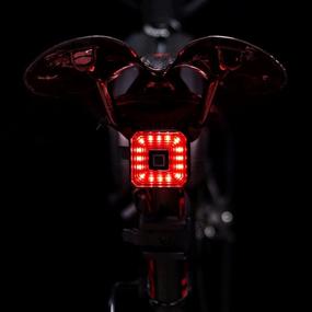 img 3 attached to Ultimate Safety: CXWXC Smart Bike Tail Lights - USB Rechargeable, Waterproof with Ultra Bright LED Brake Light for Cycling Riding