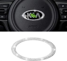 img 4 attached to CARFIB Interior Accessories Steering Decoration Interior Accessories