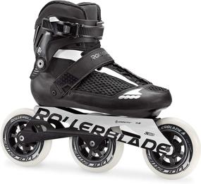 img 4 attached to 🛼 Rollerblade Endurace 110 Unisex Adult Fitness Inline Skate - Black/White, High Performance Skates