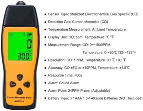 img 3 attached to Handheld Monoxide Portable 0～1000Ppm Resolution Safety & Security