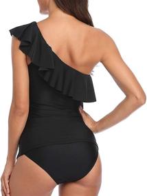 img 3 attached to 👙 Yonique Women's Bathing Shoulder Swimwear: Clothing, Swimsuits & Cover-Ups