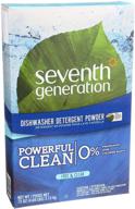 🌱 seventh generation free & clear dishwasher detergent powder, 75 oz logo