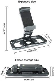 img 2 attached to 📱 RCGEEK Складная подставка для планшета с шеей для DJI Mavic Mini 2 / Air 2 / Air 2S, Mavic 2 Pro / Zoom, Spark и пульта управления FIMI X8SE 2020 - совместима с планшетами от 4 до 11 дюймов