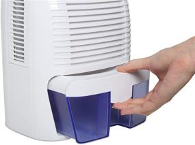 img 1 attached to 🌬️ Ivation GDM30 Powerful Mid-Size Thermo-Electric Dehumidifier for Spaces Up to 2,200 Cubic Feet - Effectively Extracts up to 20oz. of Water per Day - Whisper-Quiet Operation