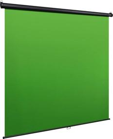 img 4 attached to Elgato Green Screen MT - Advanced Mountable Chroma Key Panel with Auto-Locking and Self-Rewinding, Smooth Chroma-Green Fabric, Durable Metal Casing for Effortless Background Removal