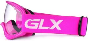 img 3 attached to GLX YH15 Anti-Fog Impact-Resistant Kids Youth ATV Off-Road Dirt Bike Motocross Goggles - Perfect for Boys & Girls (Pink, one_Size)