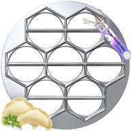 authentic russian ukrainian dumpling maker – aluminum vareniki and pelmeni mold – effortlessly create 🥟 traditional dumplings, ravioli, and vareniki with this metal mold – vareniki ravioli pierogi form – 1306476 logo