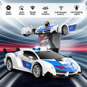 img 3 attached to 🤖 Revolutionary Remote Control Transform Cars Robot – Unleash Incredible Transformation Fun!