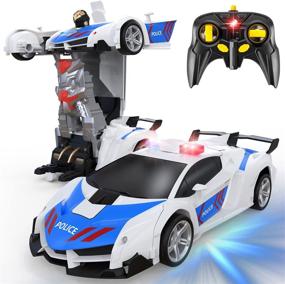 img 4 attached to 🤖 Revolutionary Remote Control Transform Cars Robot – Unleash Incredible Transformation Fun!