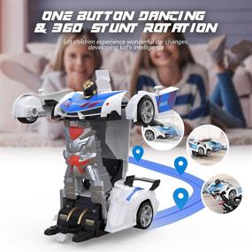 img 1 attached to 🤖 Revolutionary Remote Control Transform Cars Robot – Unleash Incredible Transformation Fun!