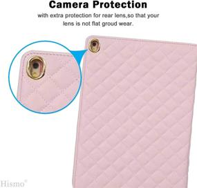 img 3 attached to 👑 Topwin Crown Bling iPad Case for iPad 9.7 2018 2017/iPad Air 2/1 - Cute, Elegant PU Leather Smart Auto Sleep/Wake Stand Shockproof Case for Apple iPad 9.7, iPad 5th/ 6th Gen, and iPad Air 2 (Pink - No Buckle)