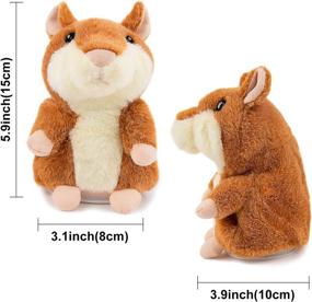 img 1 attached to 🐹 Ayeboovi Interactive Talking Hamster for Kids