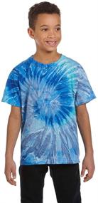 img 1 attached to Vibrant Tie-Dye Youth T-Shirt: 5.4 oz. 100% Cotton for Sale