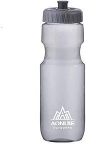 img 3 attached to 🚴 BPA Free Plastic Water Bottle for Sports Bikes - 24 oz, Wide Mouth Lid, Insulated, Push/Pull Cap - Ideal for Cycling, Fitness, Yoga, Hiking, Camping, Workout, Trail Running - Outdoor Use