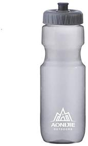 img 1 attached to 🚴 BPA Free Plastic Water Bottle for Sports Bikes - 24 oz, Wide Mouth Lid, Insulated, Push/Pull Cap - Ideal for Cycling, Fitness, Yoga, Hiking, Camping, Workout, Trail Running - Outdoor Use