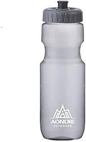 img 2 attached to 🚴 BPA Free Plastic Water Bottle for Sports Bikes - 24 oz, Wide Mouth Lid, Insulated, Push/Pull Cap - Ideal for Cycling, Fitness, Yoga, Hiking, Camping, Workout, Trail Running - Outdoor Use