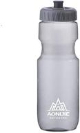 🚴 bpa free plastic water bottle for sports bikes - 24 oz, wide mouth lid, insulated, push/pull cap - ideal for cycling, fitness, yoga, hiking, camping, workout, trail running - outdoor use logo