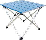 🍽️ sutekus portable outdoor picnic folding table with special storage bag - aluminum alloy camping equipment (2150 blue) | compact & lightweight логотип