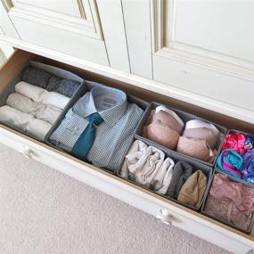 img 2 attached to Evelots Drawer Storage Box- Closet Divider/Organizer-Underwear/Bras/Socks- 12-Piece Set