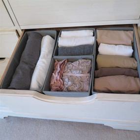 img 1 attached to Evelots Drawer Storage Box- Closet Divider/Organizer-Underwear/Bras/Socks- 12-Piece Set