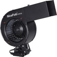 nicefoto sf-05 ветровой фен для волос: регулируемая скорость, отличные характеристики, дистанционное управление, высокая конфигурация сценического вентилятора - идеально подходит для модных фотосессий в стиле портрета. логотип