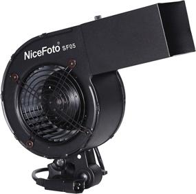 img 4 attached to NiceFoto SF-05 Ветровой фен для волос: регулируемая скорость, отличные характеристики, дистанционное управление, высокая конфигурация сценического вентилятора - идеально подходит для модных фотосессий в стиле портрета.