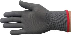 img 2 attached to 🧤 JM-FUHAND Premium Vinyl Wrap Anti-Static Applicator Glove (Grey)