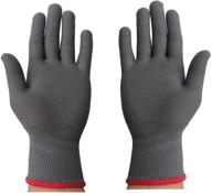 🧤 jm-fuhand premium vinyl wrap anti-static applicator glove (grey) logo