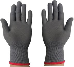 img 4 attached to 🧤 JM-FUHAND Premium Vinyl Wrap Anti-Static Applicator Glove (Grey)