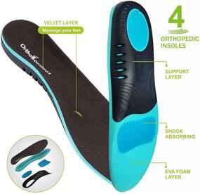 img 1 attached to Orthopedic Fasciitis Comfortable Orthotic Diabetic