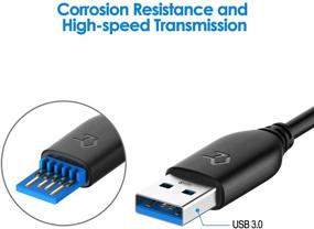 img 1 attached to 💻 Rankie USB 3.0 Cable, Type A to Type A, 6ft - High-Speed Data Transfer Cable, Single Pack