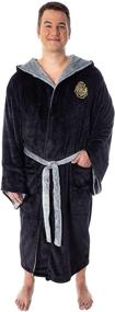 img 4 attached to Harry Potter Adult Fleece Hooded Men's Sleep & Lounge Apparel