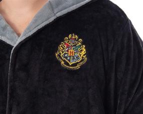 img 1 attached to Harry Potter Adult Fleece Hooded Men's Sleep & Lounge Apparel