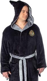 img 3 attached to Harry Potter Adult Fleece Hooded Men's Sleep & Lounge Apparel