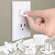 👶 enhanced baby electrical safety: babepai 38-pack white outlet covers for childproofing electrical outlets logo