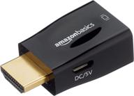 🔌 amazonbasics compact adapter with gold plating logo