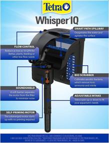 img 1 attached to 🐠 Tetra Whisper IQ Power Filter with Advanced Quiet Technology for Aquariums