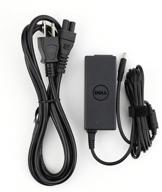 💻 dell ha45nm140 kxttw laptop ac adapter charger & power cord | genuine 45w 4.5mm tip | compatible with xps13 logo