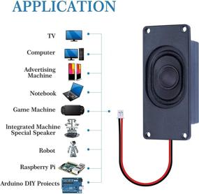 img 3 attached to 🔊 Колонка CQRobot 3W 4 Ом: Идеально совместима с материнской платой Arduino и интерфейсом JST-PH2.0, идеальна для небольших электронных проектов