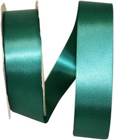 img 1 attached to 🎀 Reliant Ribbon Double Face Satin - DFS Ribbon, 1.5" x 50 Yards, in Hunter Green