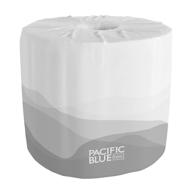 🧻 pacific blue basic 2-ply embossed toilet paper (formerly envision), 550 sheets per roll, 80 rolls per case (model 19880/01) logo