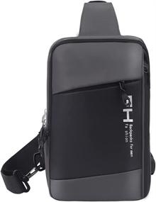 img 4 attached to RMCLTECH Crossbody Backpack Waterproof Shoulder Outdoor Recreation in Camping & Hiking