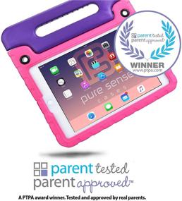 img 1 attached to Ultimate Protection: Pure Sense Buddy Anti-Microbial Kids Case Kit for iPad Pro 9.7 and iPad Air 2 - Childproof Case, Strap, Screen Protector, Spray