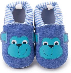 img 3 attached to BiBeGoi Toddler Non Slip Slipper Sneaker Shoes for Boys