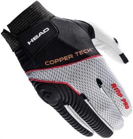 img 2 attached to 🧤 AMP Pro Copper Tech Glove - HEAD Leather Racquetball Glove for Right & Left Hand