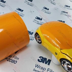 img 4 attached to 3M 2080 G54 Glossy Bright Orange 🧡 5ft x 1ft (5 Sq/ft) Automotive Wrap Vinyl Film