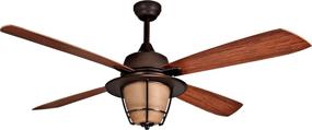 img 2 attached to Craftmade MR56ESP4C1 Morrow Bay 56 Inch Outdoor Ceiling Fan with 120 Watts Light Kit, 4 ABS Blades, Espresso - Enhanced for SEO